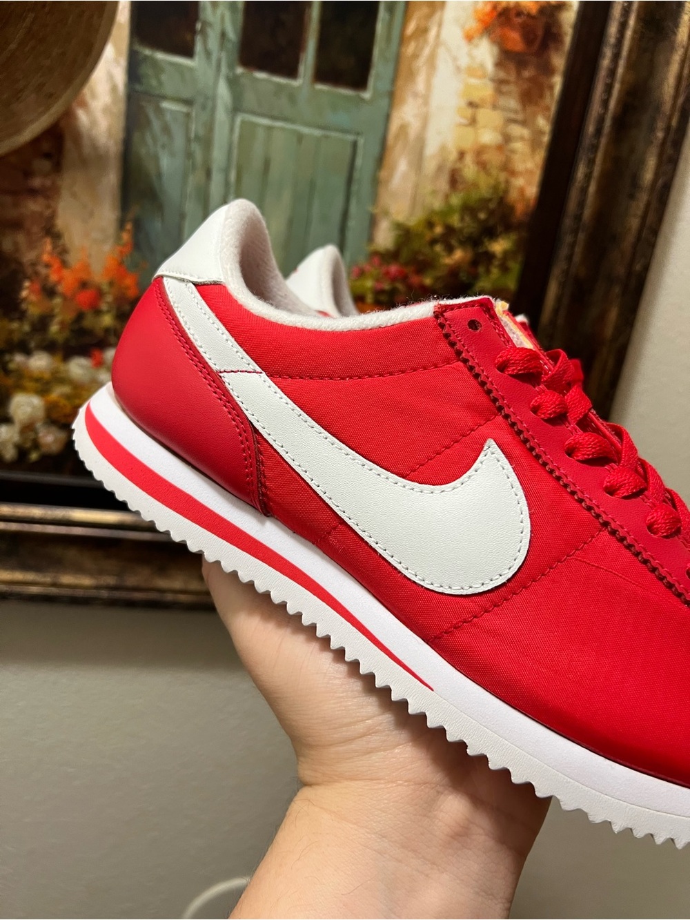 Nike Cortez Basic Nylon Red sneakers rare - Picture 2 of 16